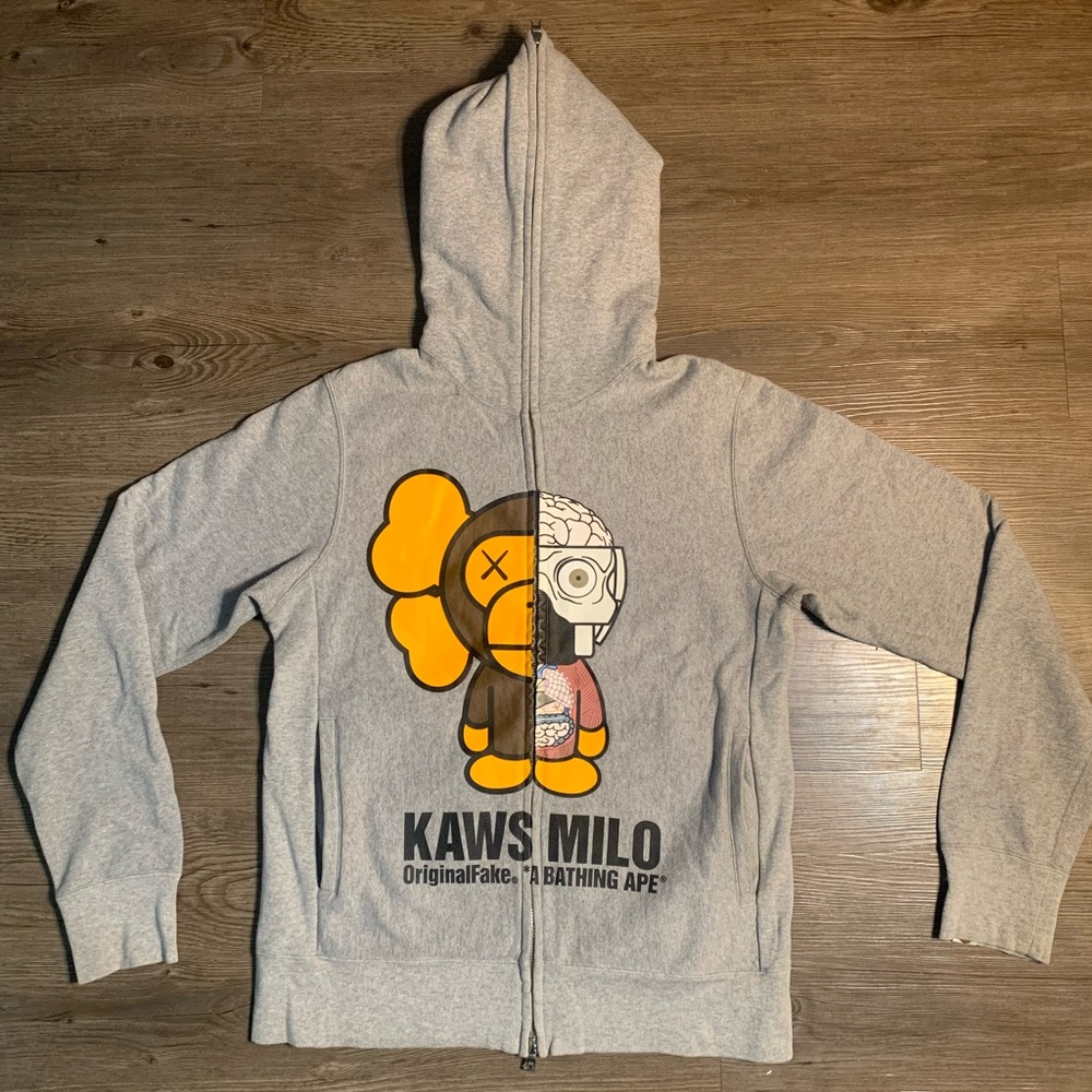 Bape X Kaws Milo Hoodie